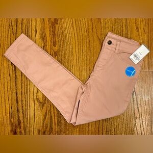Carter’s Blush Pink Jeans Girl’s 7 S High Rise Skinny Stretch Denim NEW NWT NEW